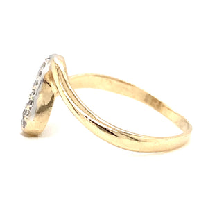 Estate Dainty Bypass Ring