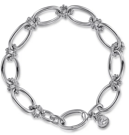 Sterling Silver Bujukan Link Bracelet by Gabriel