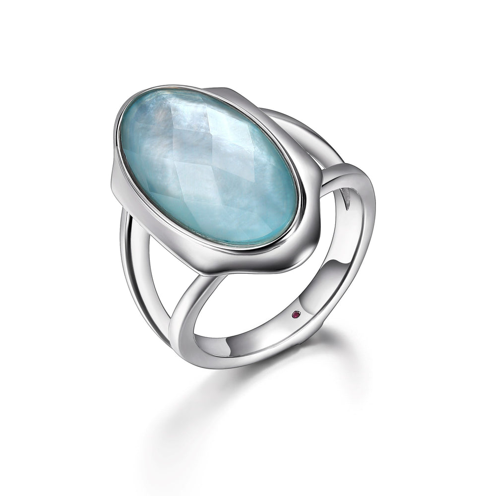 Sterling Silver Glacier Ring by ELLE