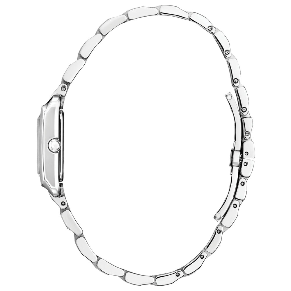 Bianca Stainless Steel Curved Sapphire Crystal Bracelet Watch by Citizen