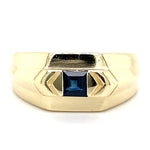 Estate Sapphire Signet Ring