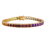 Rainbow Multi-Gemstone Bracelet by Bellarri