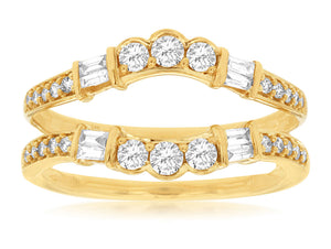 Yellow Gold Wedding Ring Guard