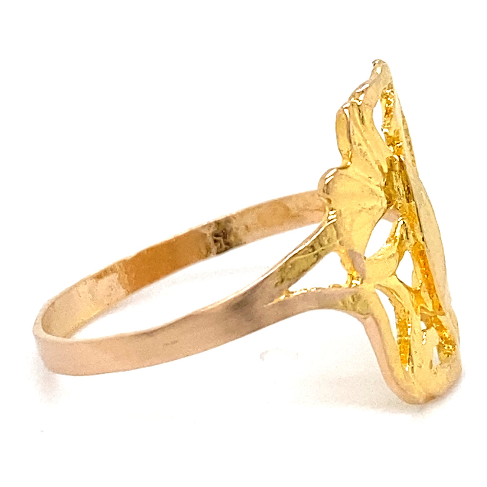 Estate 18K Filigree Ring