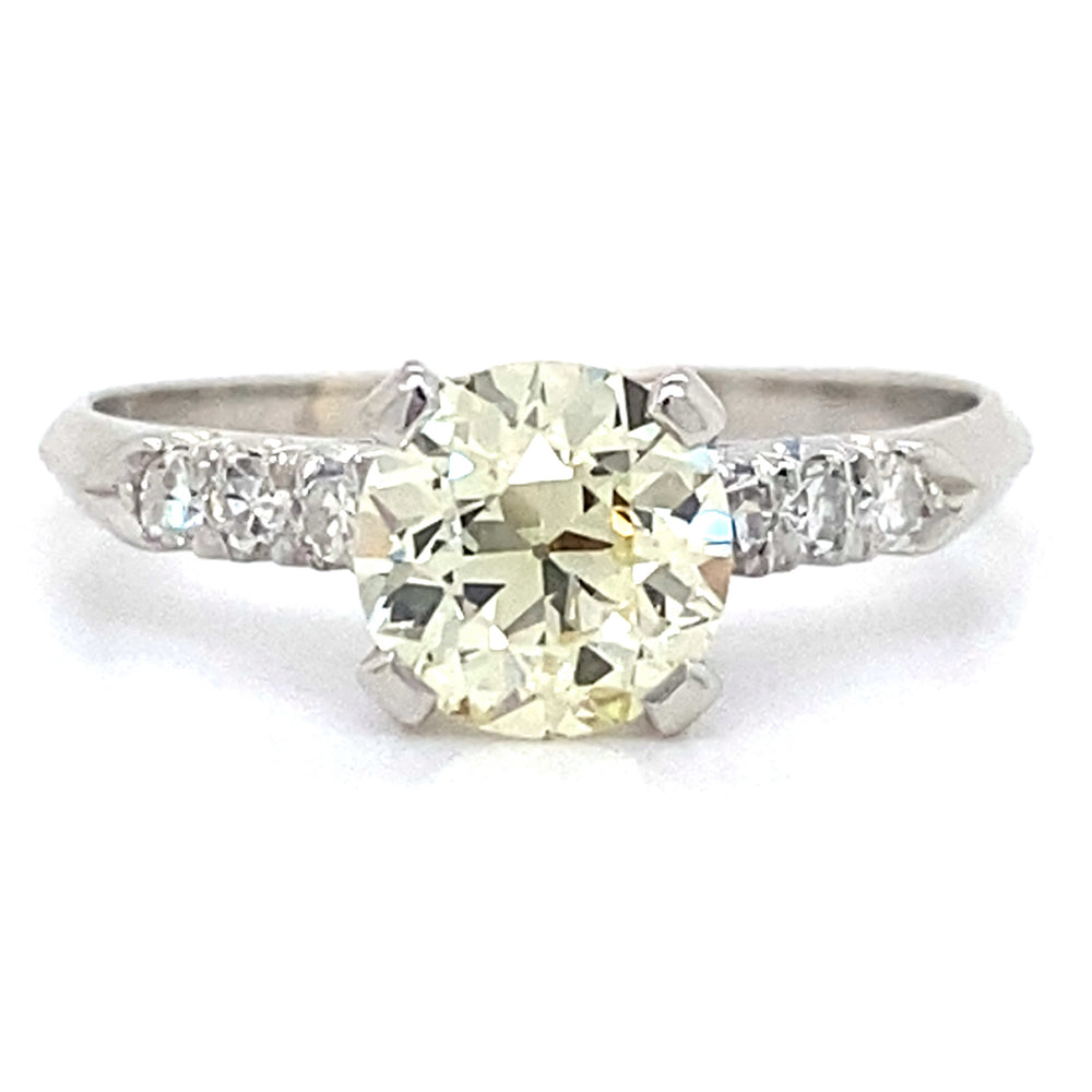 Estate Old European Cut Engagement Ring