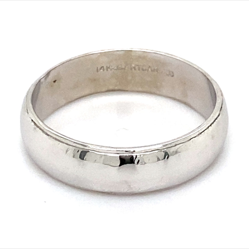 Estate Step-Edged Wedding Band