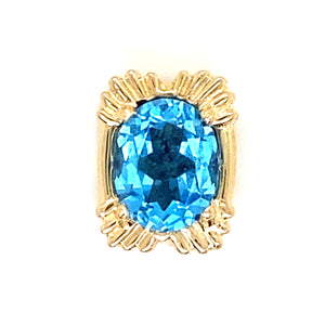 Estate Blue Topaz Slide