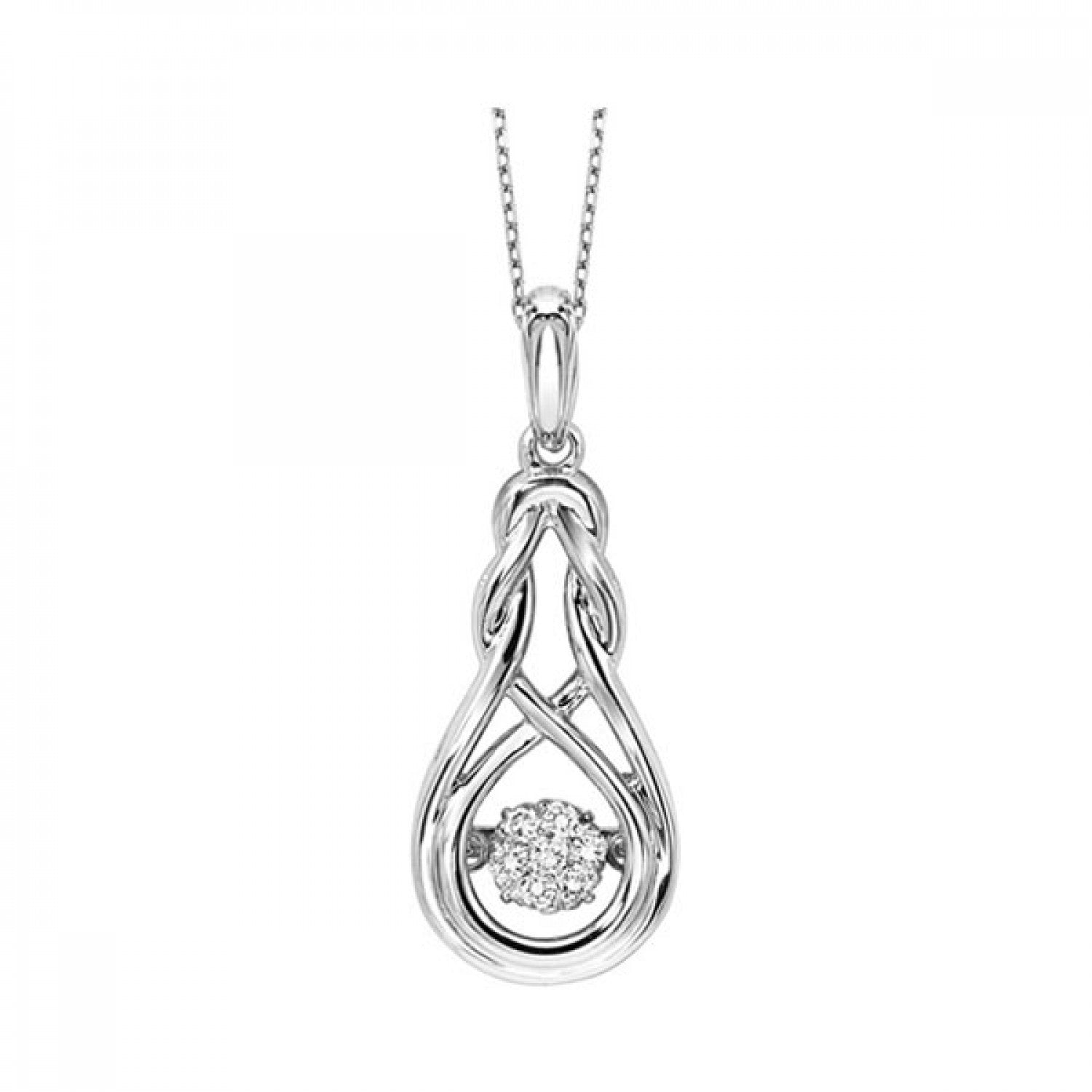 Diamond Knot Necklace