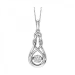 Diamond Knot Necklace