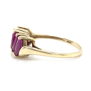 Estate Ruby 5-Stone Ring