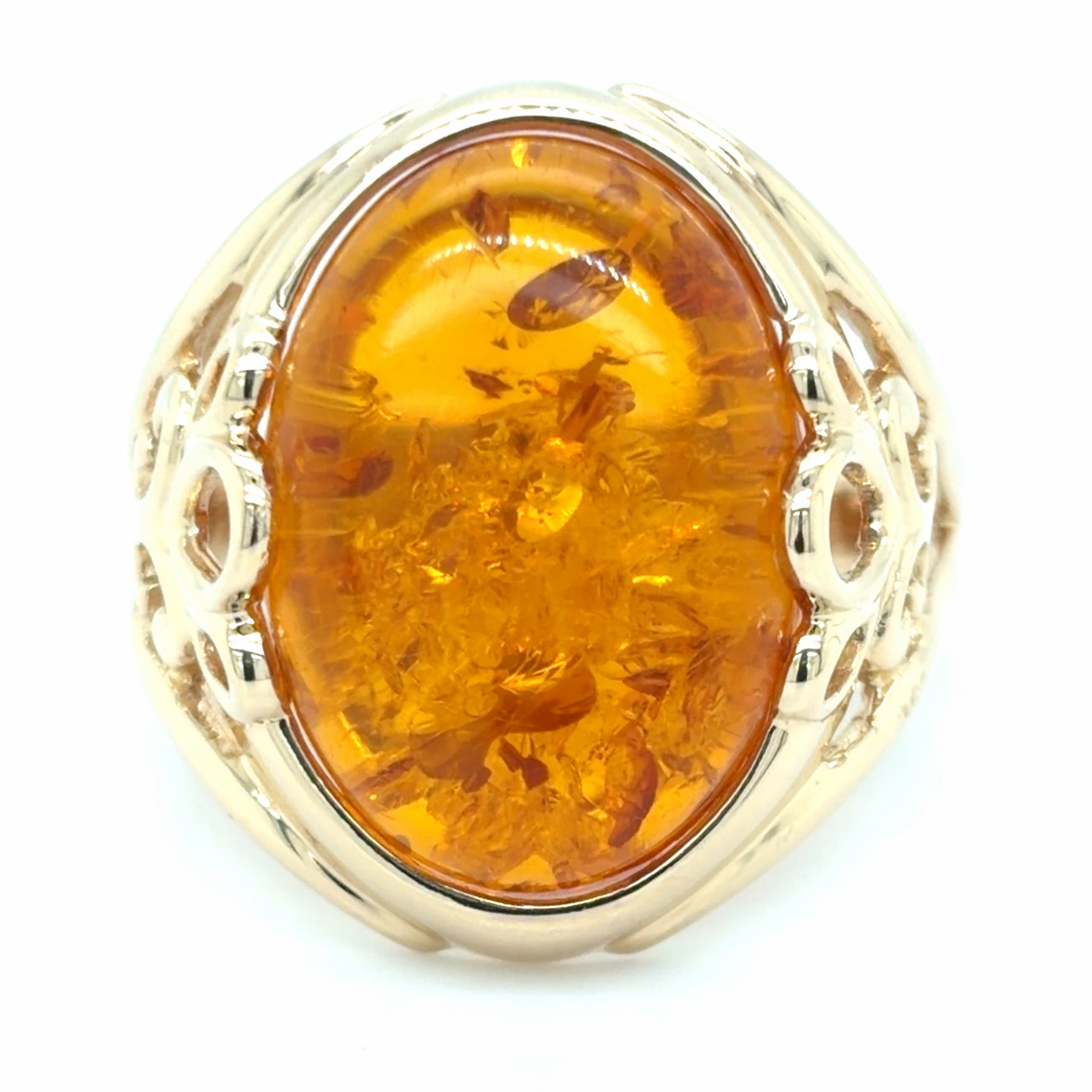 Estate Amber Statement Ring