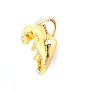 Estate Big Cat Slide Pendant