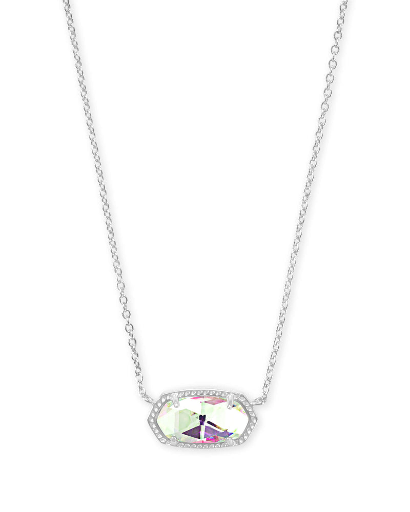 Elisa Necklace Rhodium Dichroic Glass by Kendra Scott – Carter's