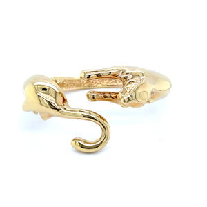 Estate Big Cat Bangle