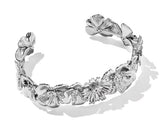Cailey Flower Vintage Silver Cuff Bracelet S/M by Kendra Scott