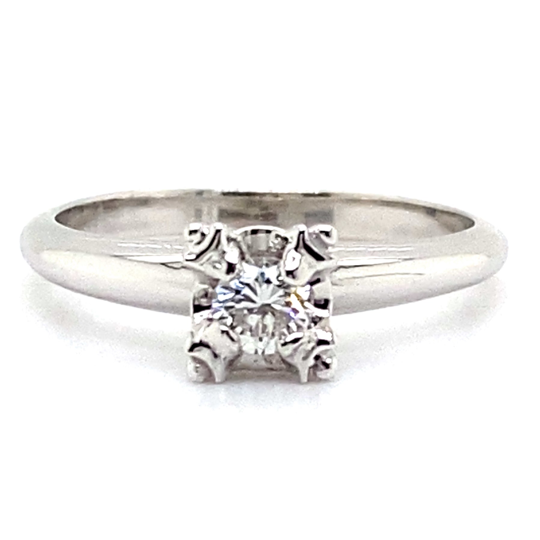 Estate 0.20ct Diamond Engagement Ring