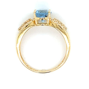 Estate Aquamarine Fashion Ring