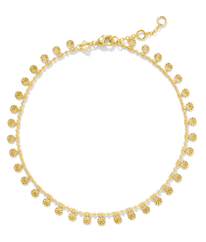 Ivy Gold Plated Anklet 9"+1" by Kendra Scott