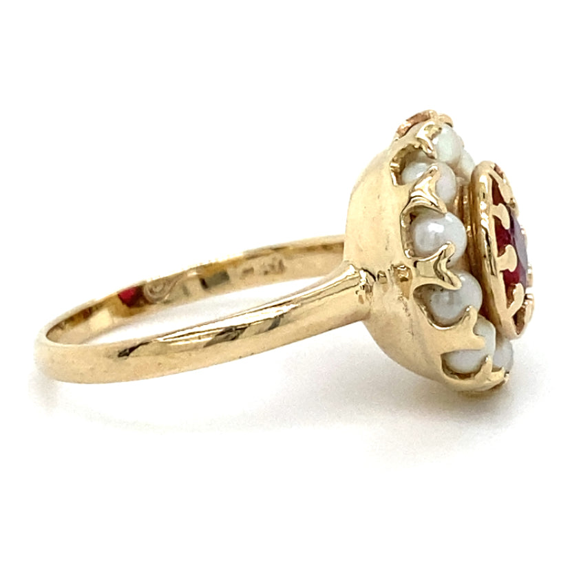 Estate Pearl Fashion Ring