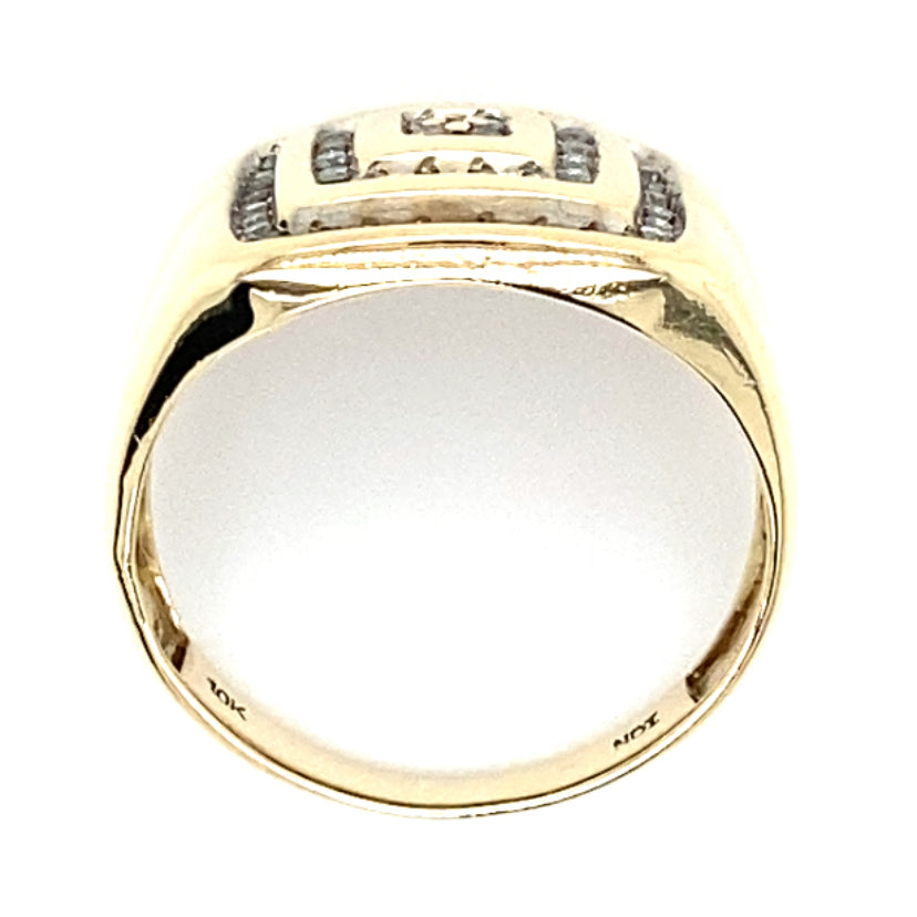 
            
                Load image into Gallery viewer, Estate Diamond Signet Style Ring
            
        