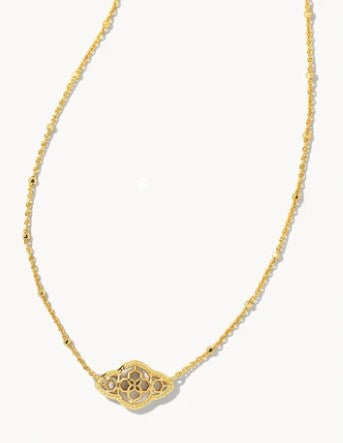 Abbie Gold Plated Pendant by Kendra Scott