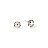 JH Essentials 14K Gold & Silver 7mm Stud Earrings by John Hardy