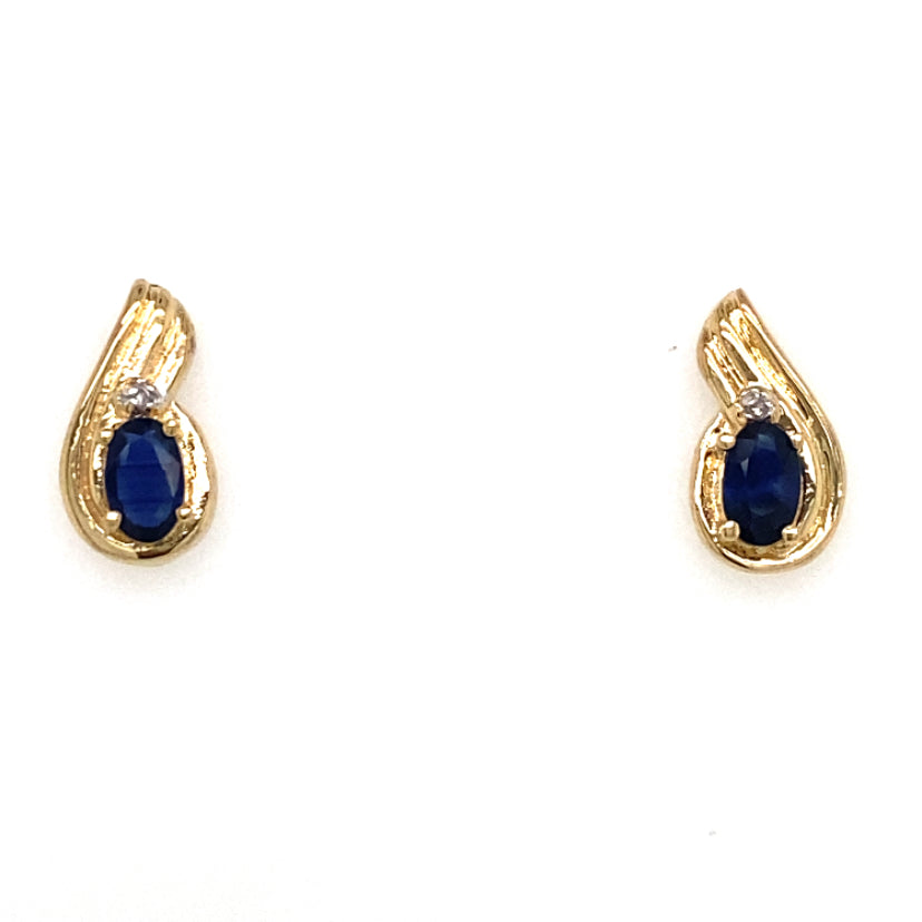 Estate Sapphire Earrings
