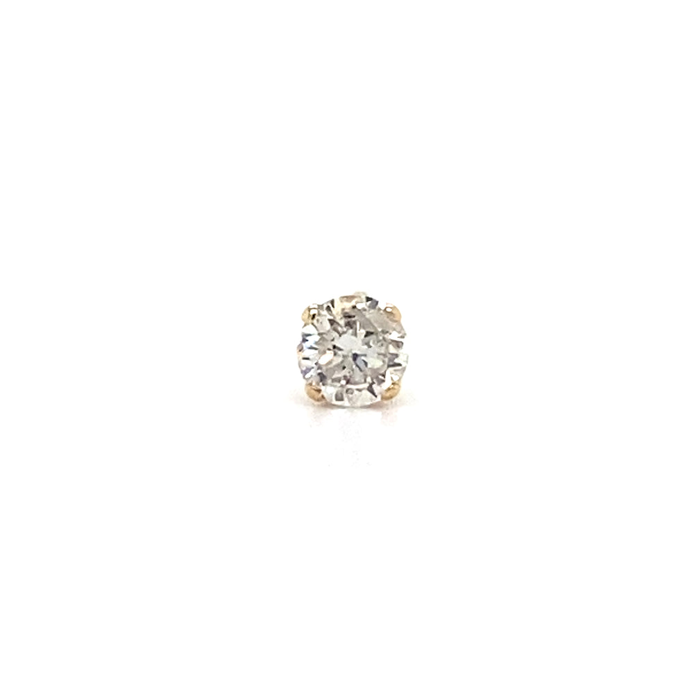 Estate Single Diamond Stud