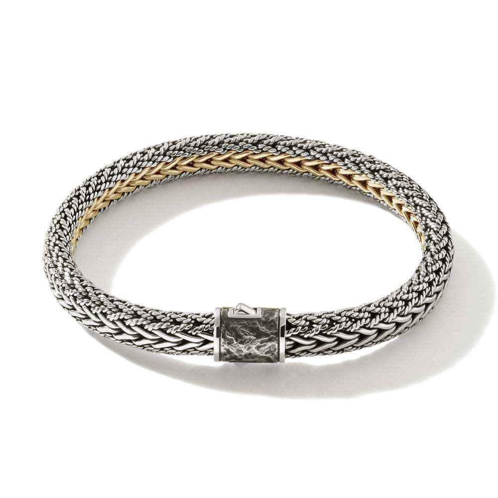 Classic Chain Sterling Silver and Gold Reversible Bracelet by John Hardy