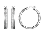 Silver Hoop Earrings