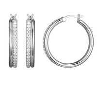 Silver Hoop Earrings