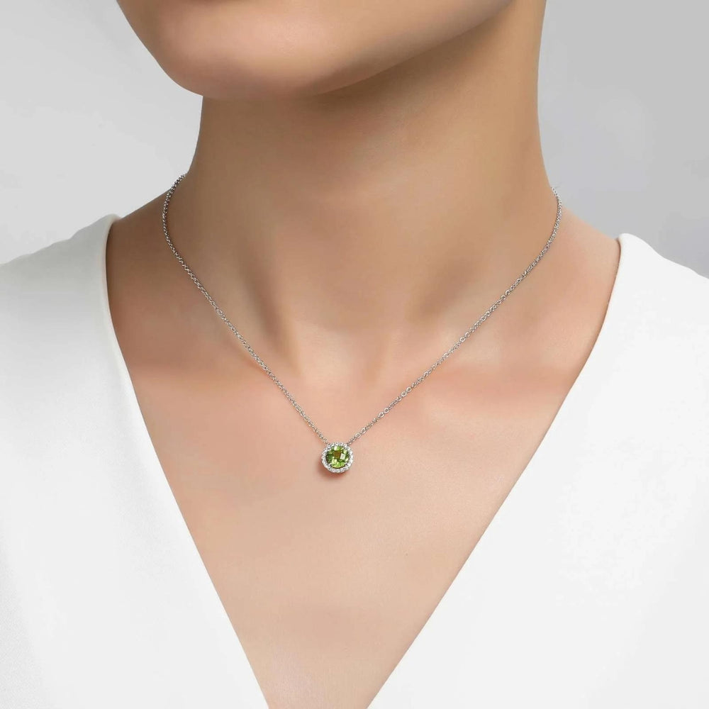 Simulated Peridot Birthstone Pendant by Lafonn