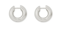 Mikki Silver Plated Huggie Earrings by Kendra Scott