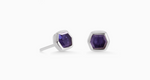 Davie Sterling Silver Stud Earrings Iolite by Kendra Scott