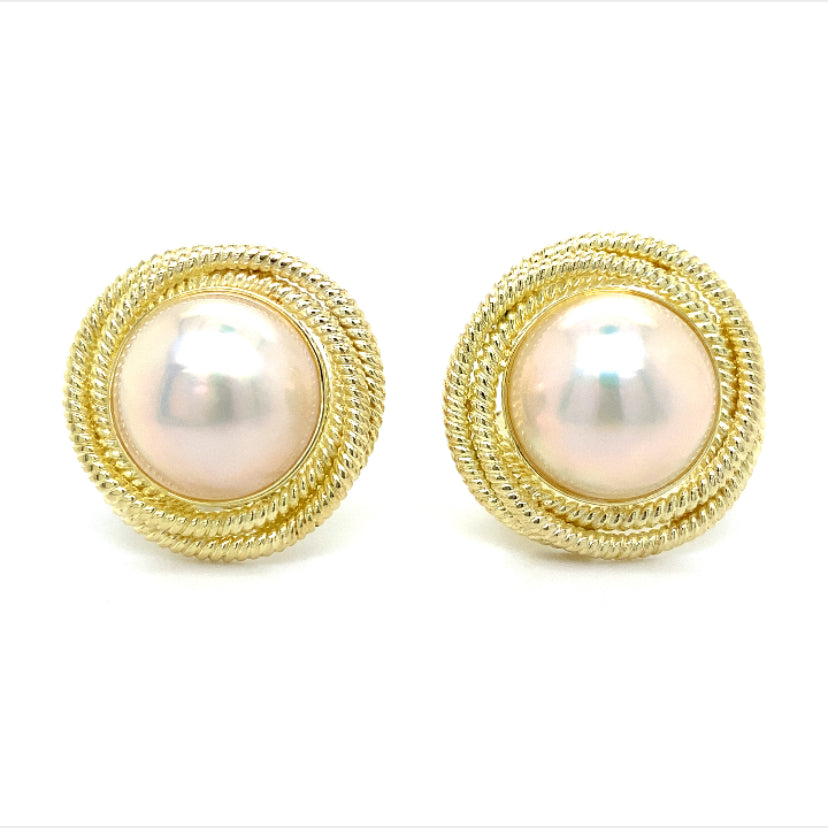 Estate Pearl Earrings