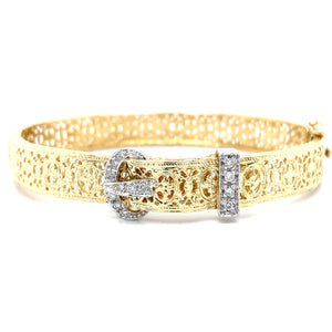 Estate 6.5" Buckle Bangle