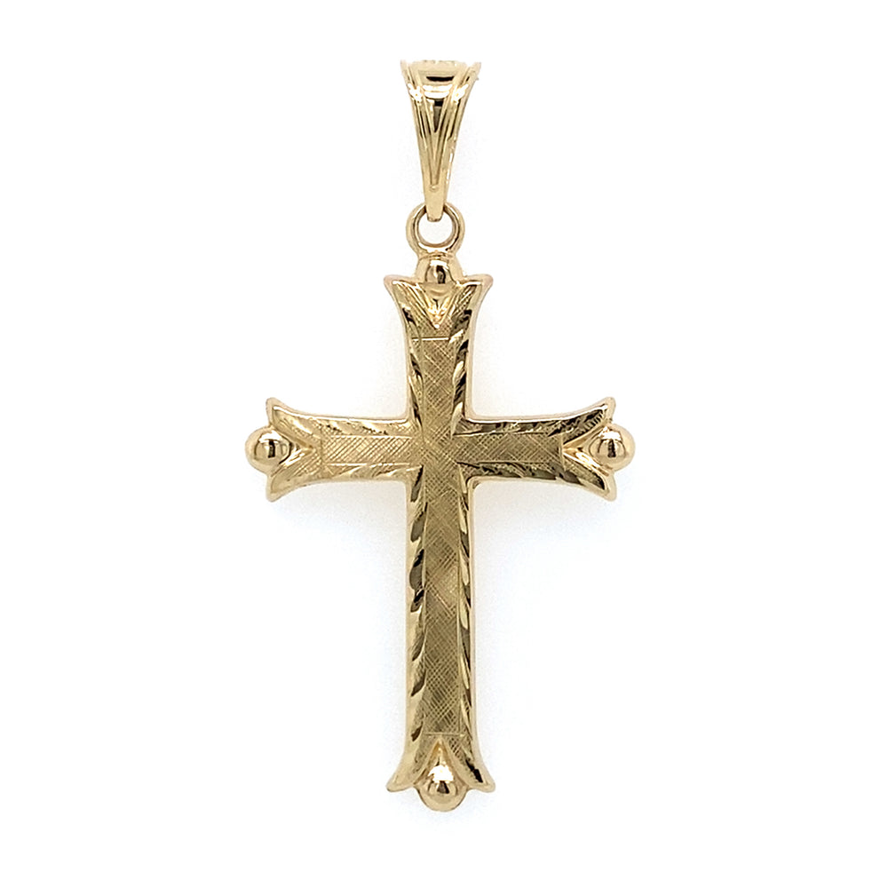 Estate Fleur De Lis Cross
