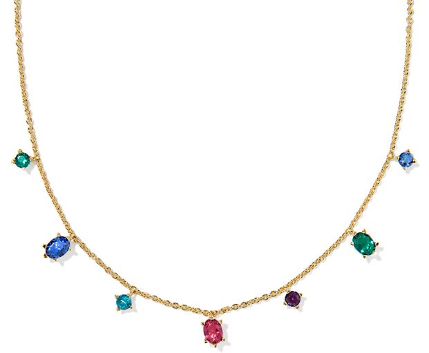 Cailin Gold Plated Multi Mix Delicate Strand Neclace by Kendra Scott