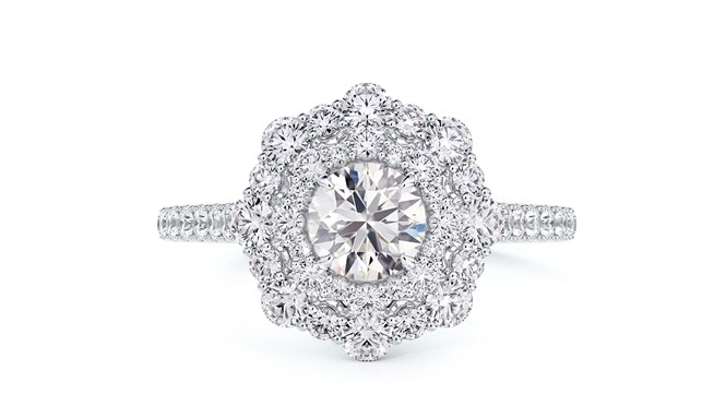 
            
                Load image into Gallery viewer, 18K White Gold Forevermark Diamond Ring
            
        