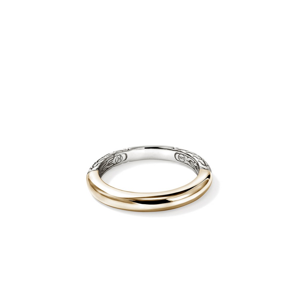 JH Essentials Two Tone Ring by John Hardy