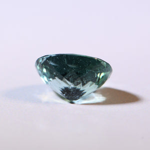 
            
                Load image into Gallery viewer, Loose 6.22ct 11.61x10.90x7.08 Light Bluish Green Oval Tourmaline
            
        