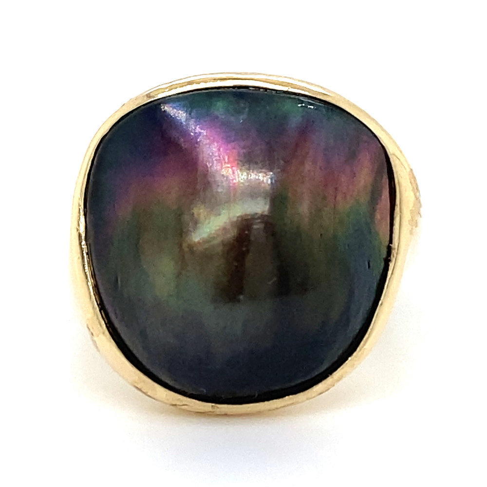 Estate Mabe' Pearl Ring