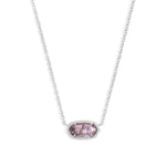 Elisa Silver Purple Amethyst Necklace, by Kendra Scott