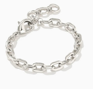 Korinne Silver Chain Bracelet by Kendra Scott