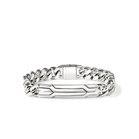 Icon 50 Silver Curb Link Station Bracelet by John Hardy