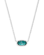 Elisa Silver Plated London Blue Necklace by Kendra Scott