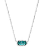 Elisa Silver Plated London Blue Necklace, by Kendra Scott