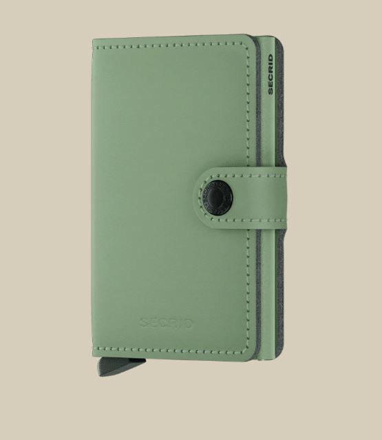 Yard Powder Pistachio Miniwallet by Secrid
