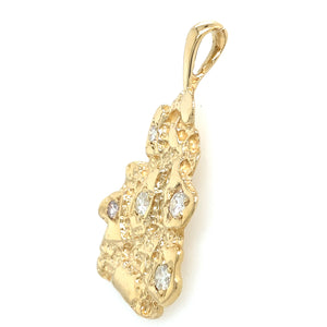 Estate Diamond Nugget Pendant