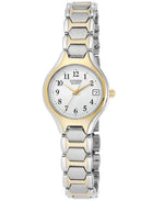 Women's Two Tone Stainless Steel Bracelet Watch by Citizen